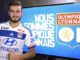 Lucas Tousart lors de sa présentation à l'OL