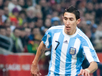 Angel di Maria sous le maillot de l'Argentine