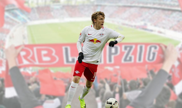 Emil Forsberg sous le maillot du RB Leipzig Emil Forsberg sous le maillot du RB Leipzig