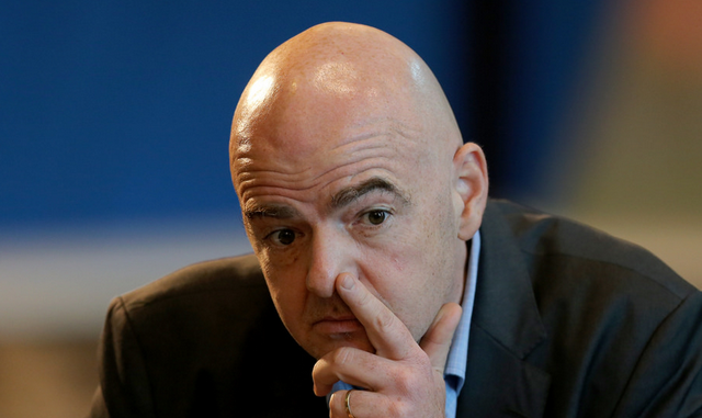 Gianni Infantino et son crâne luisant