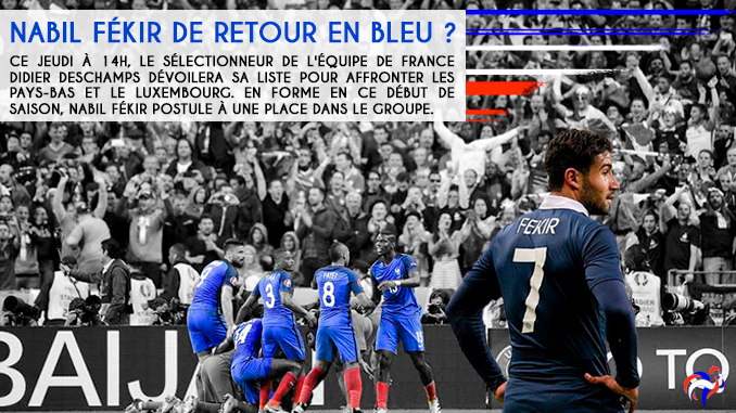 Nabil Fékir en Bleu