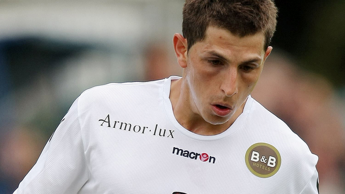 Julien Quercia sous le maillot du FC Lorient