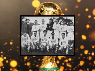 La Team USA au mondial 1930. Bart McGhee est au premier rang, tout à droite.