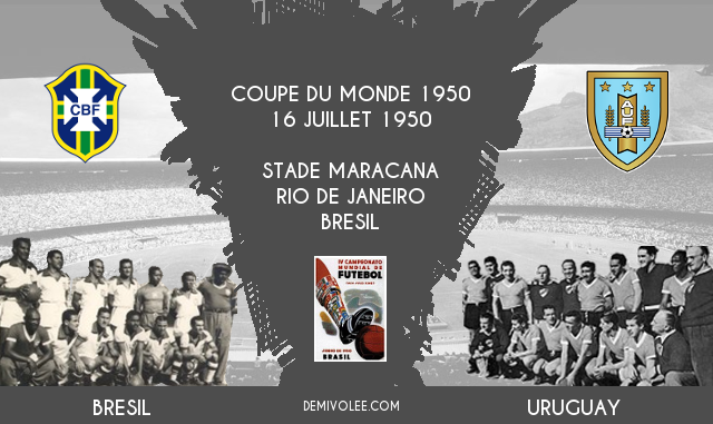 Coupe Du Monde 1950 Brésil – Rapport + Affiche Uruguay – Document Vintage