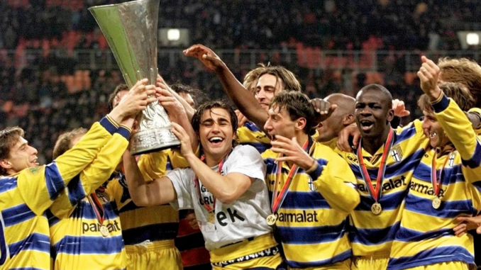 Parme vainqueur de la Coupe UEFA