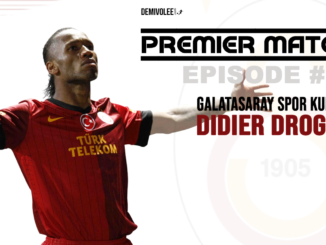 Didier Drogba qui célèbre son premier but sous les couleurs du Galatasaray