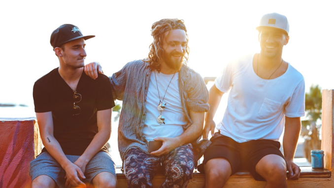 Edgar, Lucien et Paul lors d'un voyage en Israël