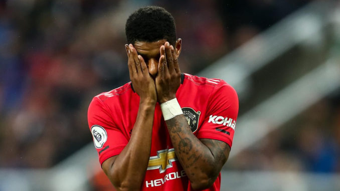 Marcus Rashford dépité (Crédits : Getty)