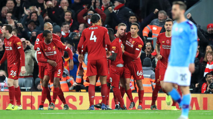 Liverpool prend le large mais garde en tête la remontée citizen de la saison dernière... (Crédits : PA)