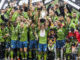 Les Seattle Sounders soulèvent leur deuxième titre de MLS Cup (Crédits : Olivia Vanni / The Herald)