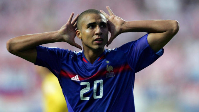 David Trezeguet sous les couleurs de l'équipe de France (Crédits : AFP/Adrian Dennis)