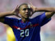David Trezeguet sous les couleurs de l'équipe de France (Crédits : AFP/Adrian Dennis)