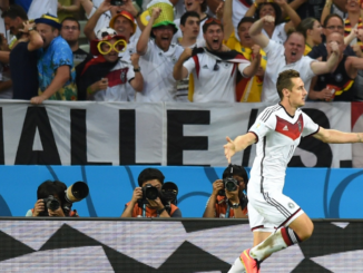Miroslav Klose est heureux quand il marque un but