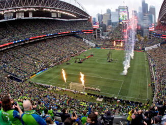 À Seattle, football et soccer se côtoient... (Crédits : ESPN)