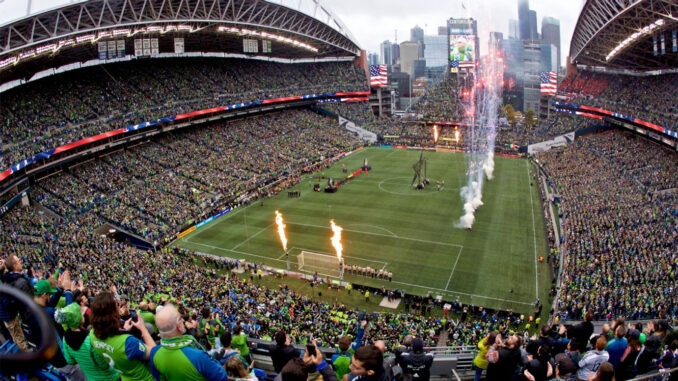 À Seattle, football et soccer se côtoient... (Crédits : ESPN)