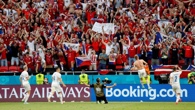 La Tchéquie file vers les quarts de finale de l'Euro ! (Crédits : Reuters)