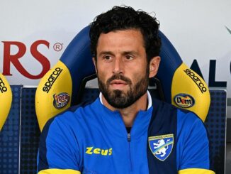 Fabio Grosso sur le banc de Frosinone