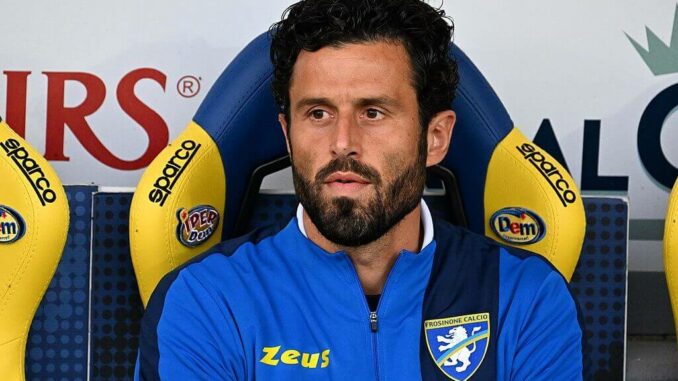 Fabio Grosso sur le banc de Frosinone